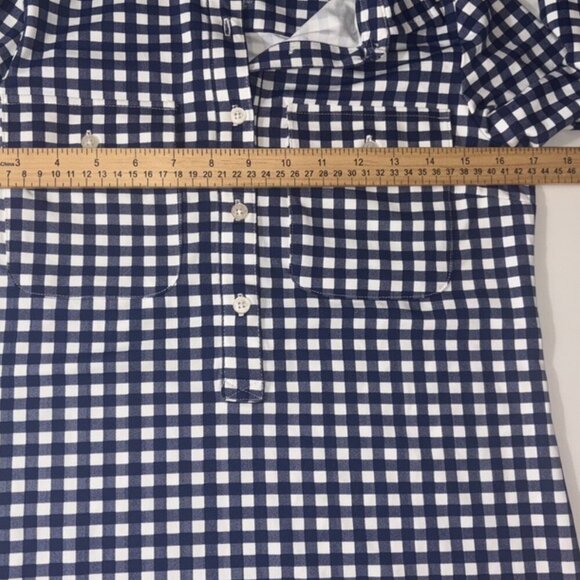 NWOT Southern Tide Nautical Navy Jessica Gingham Performance Collared Dress XS - Picture 9 of 14